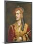 George Gordon Lord Byron English Poet Depicted Here in His Costume as a Greek Patriot-T. Phillips-Mounted Photographic Print