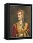 George Gordon Lord Byron English Poet Depicted Here in His Costume as a Greek Patriot-T. Phillips-Framed Stretched Canvas