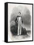 George Gordon Lord Byron English Poet in 1807-Finden-Framed Stretched Canvas