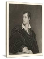 George Gordon Lord Byron English Poet in 1814-Moto-Stretched Canvas