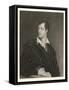 George Gordon Lord Byron English Poet in 1814-Moto-Framed Stretched Canvas