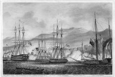 Gunboat Encounter Between Nelson and Don Miguel Tyrason, 1797-George Greatbatch-Giclee Print