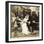 George Greatly Admires Ethel's Beautiful Complexion-Underwood & Underwood-Framed Photographic Print