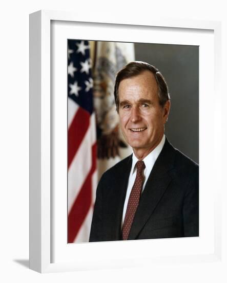 George H.W. Bush, Vice President During the Ronald Reagan Administration-null-Framed Photo