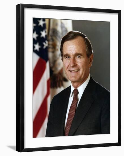 George H.W. Bush, Vice President During the Ronald Reagan Administration-null-Framed Photo