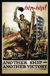 Follow the Boys in Blue for Home and Country, Enlist in the Navy Poster-George Hand Wright-Stretched Canvas