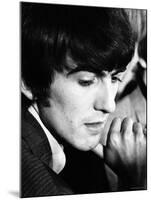 George Harrison, a Member of Music group The Beatles, During an Interview-Bill Ray-Mounted Premium Photographic Print