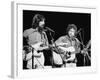 George Harrison and Bob Dylan during the Concert for Bangladesh at Madison Square Garden-Bill Ray-Framed Premium Photographic Print