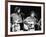 George Harrison and Bob Dylan during the Concert for Bangladesh at Madison Square Garden-Bill Ray-Framed Premium Photographic Print