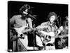 George Harrison, Bob Dylan and Leon Russell Performing for Bangladesh at Madison Square Garden-Bill Ray-Stretched Canvas