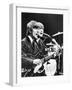 George Harrison (Left) and John Lennon of the Beatles-null-Framed Photo