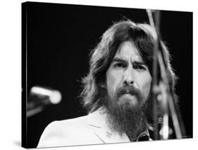 George Harrison Performing at a Rock Concert Benefiting Bangladesh, aka Kampuchea-Bill Ray-Stretched Canvas