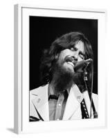 George Harrison Performing at a Rock Concert Benefiting Bangladesh, aka Kampuchea-Bill Ray-Framed Premium Photographic Print