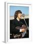 George Harrison Playing Guitar and Singing-null-Framed Photographic Print