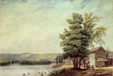 Rainstorm, Cider Mill at Redding, Connecticut, c.1840-George Harvey-Giclee Print