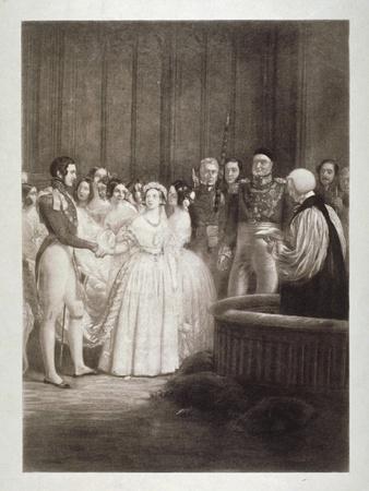 Marriage of Queen Victoria and Prince Albert, St James's Palace, Westminster, London, 1840
