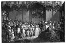 Marriage of Queen Victoria and Prince Albert, St James's Palace, Westminster, London, 1840-George Hayter-Framed Giclee Print