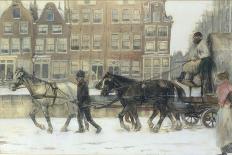 Along the Canal, Amsterdam-George Hendrik Breitner-Framed Giclee Print