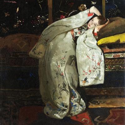 Girl in a White Kimono