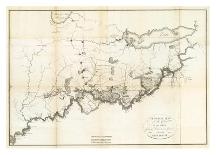 Map of the Course of The Mississippi from the Missouri, c.1796-George Henri Victor Collot-Stretched Canvas