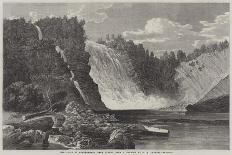 The Falls of Montmorency, Near Quebec-George Henry Andrews-Giclee Print