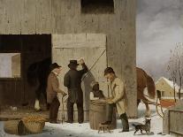 Gathering Wood, 1859-George Henry Durrie-Giclee Print