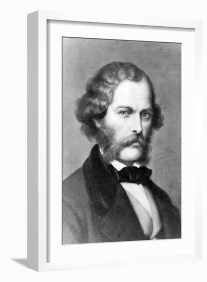 George Henry Lewes, English Philosopher and Critic-Science Source-Framed Giclee Print