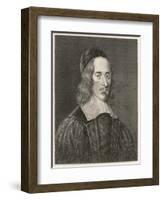 George Herbert Metaphysical Poet and Clergyman-null-Framed Art Print