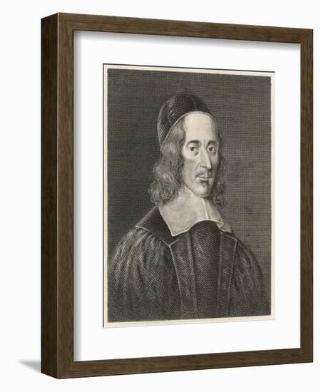 George Herbert Metaphysical Poet and Clergyman-null-Framed Art Print