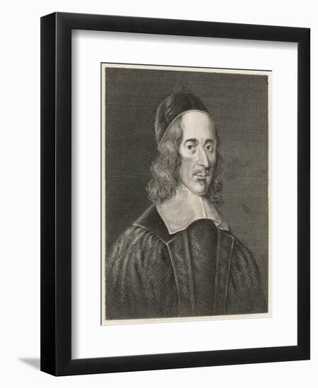 George Herbert Metaphysical Poet and Clergyman-null-Framed Art Print