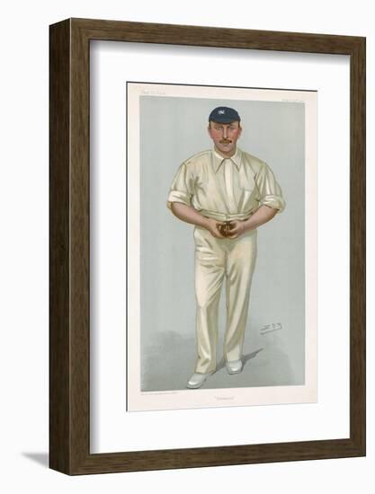 George Hirst Yorkshire Cricketer-Spy (Leslie M. Ward)-Framed Photographic Print