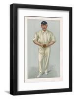 George Hirst Yorkshire Cricketer-Spy (Leslie M. Ward)-Framed Photographic Print