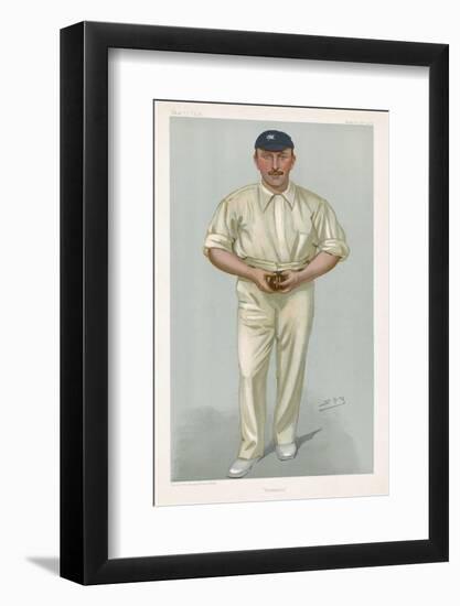 George Hirst Yorkshire Cricketer-Spy (Leslie M. Ward)-Framed Photographic Print