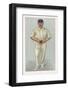 George Hirst Yorkshire Cricketer-Spy (Leslie M. Ward)-Framed Photographic Print