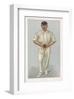 George Hirst Yorkshire Cricketer-Spy (Leslie M. Ward)-Framed Photographic Print