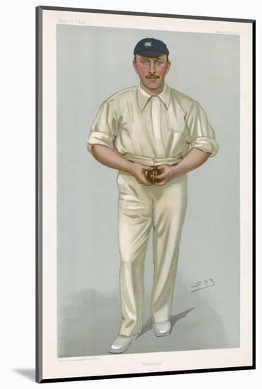 George Hirst Yorkshire Cricketer-Spy (Leslie M. Ward)-Mounted Photographic Print