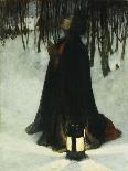 'Flower Girl in Holland', 1887, (1912)-George Hitchcock-Giclee Print