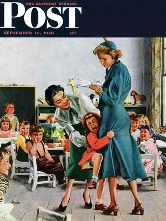 "Separation Anxiety," Saturday Evening Post Cover, September 11, 1948