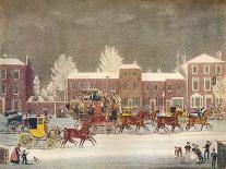 A Merry Christmas and a Happy New Year in London, C1825-George Hunt-Framed Giclee Print