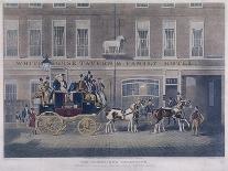 A Merry Christmas and a Happy New Year in London, C1825-George Hunt-Mounted Giclee Print