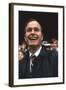 George Hw Bush at Football Game, Rfk Stadium, Washington DC, October 10, 1971-Leonard Mccombe-Framed Photographic Print