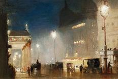 The Strand, London, at Theater Time-George Hyde-Pownall-Framed Giclee Print