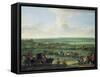 George I (1660-1727) at Newmarket, 4th or 5th October 1717, c.1717-John Wootton-Framed Stretched Canvas