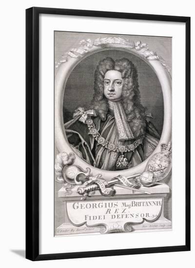 George I, King of Great Britain, 1718-George Vertue-Framed Giclee Print