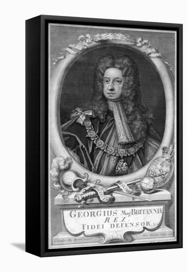 George I, King of Great Britain, 18th Century-George Vertue-Framed Stretched Canvas