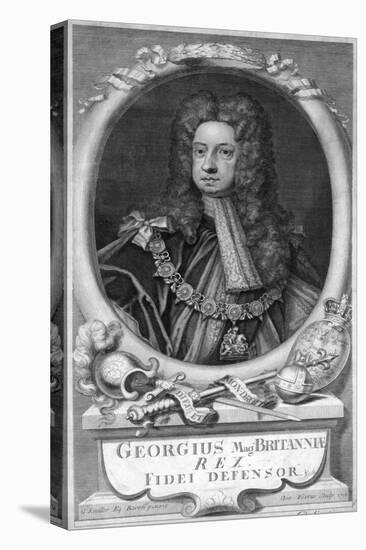 George I, King of Great Britain, 18th Century-George Vertue-Stretched Canvas