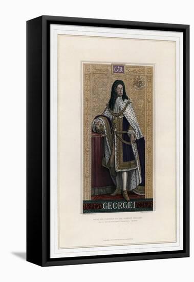 George I, King of Great Britain-William Home Lizars-Framed Stretched Canvas