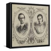 George I, King of Greece, and His Queen, the Grand Duchess Olga Constantinovna of Russia-null-Framed Stretched Canvas