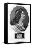 George I of Great Britain-J Chapman-Framed Stretched Canvas