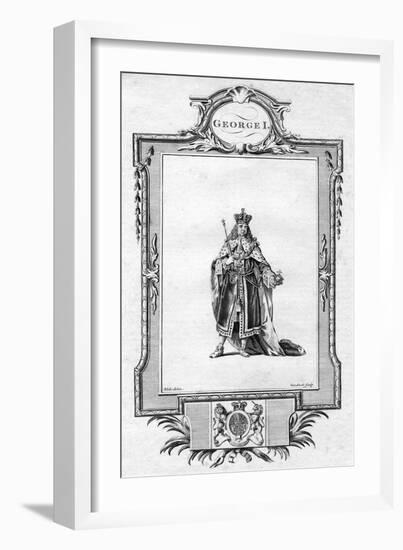 George I of Great Britain-Vandroit-Framed Giclee Print